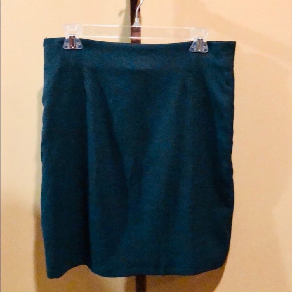 Skunkfunk green mini skirt made in Spain size 4 twee - Picture 3 of 7